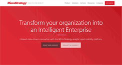 Desktop Screenshot of microstrategy.com