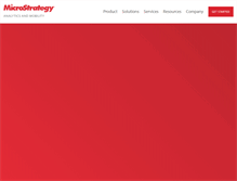 Tablet Screenshot of microstrategy.com
